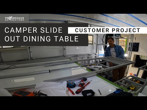 How To Build an Expedition Camper Slide Out Dining Table | PROGRESSIVE AUTOMATIONS