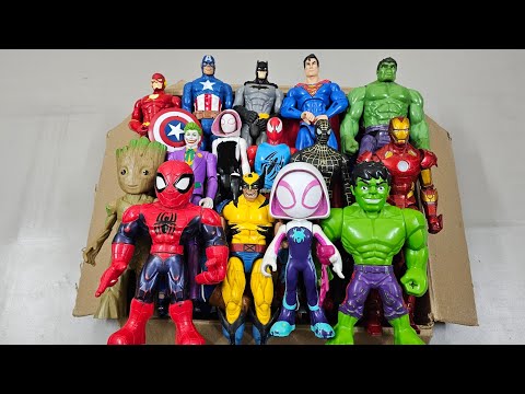 CAPTAIN AMERICA VS SPIDERMAN VS HULK VS IRONMAN VS HULK VS VENOM SUPERHERO AVENGERS UNBOXING