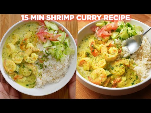 15 min Shrimp Coconut Curry Recipe