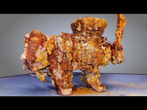 109 Years Underground! Rusty Antique MEAT GRINDER Restoration Process