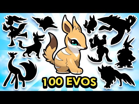 I Made Pokemon with 100 Evolved Forms