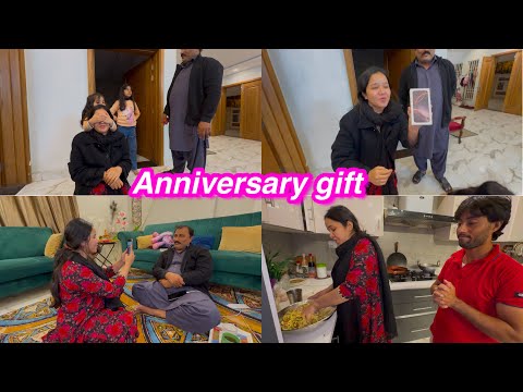 Finally 16 pro max | Anniversary gift doni wife ko mila | sitara yaseen vlog