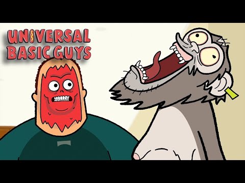 Universal Basic Guys | Chimpanzee Ripped His Face Off! | Throwback Toons