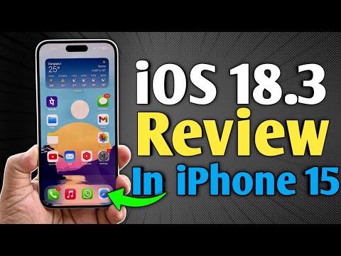 iOS 18.3 Review in iPhone 15 - Battery life, Performance and issues