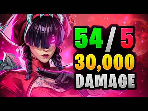 LORE ACCURATE 30,000 DAMAGE 54 ELIMINATIONS PSYLOCKE