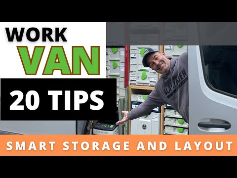 My CHEAPEST but FAVORITE van tool storage method revealed! Smart storage and layout!