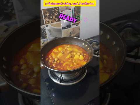 Aaloo Channa Curry #asmrsounds #cooking #youtuber #youtube #youtubeshorts #shorts #shortvideo