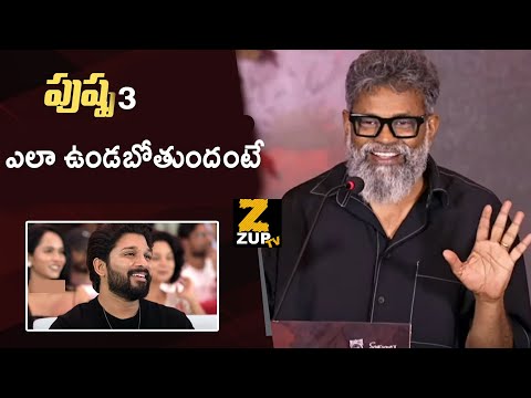 Sukumar Speech At @ Pushpa 2 The Rule Thanks Meet | Sukumar | Zup Tv