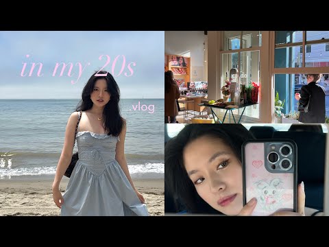 navigating my 20s ˚୨୧⋆ | brunch date, pr unboxing, quick trip to san francisco, beach day