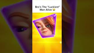 Bro’s The “Luckiest” Man Alive 😭 #clashroyale #clashroyaleshorts #clashroyalememes #shorts