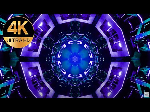 7 hour 4k VJ loop Flashing Metallic Multi color Mind Relaxing Visual background Video, screensaver