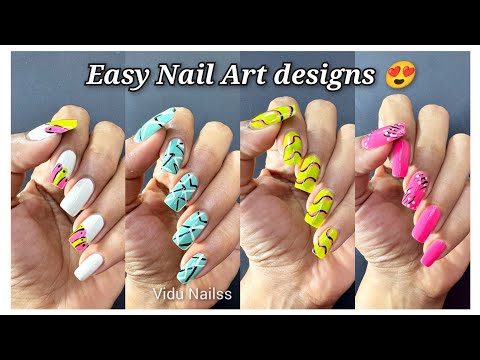 #223 Easy Nail Art designs for beginners ✨❤️ Nail art compilation 24