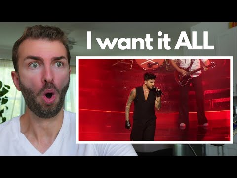 First Time Reaction | Adam Lambert  Queen - Lucy, I Want It All LIVE |