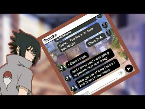 Sasuke, No! (Naruto Modern World Chat/Fanfic)