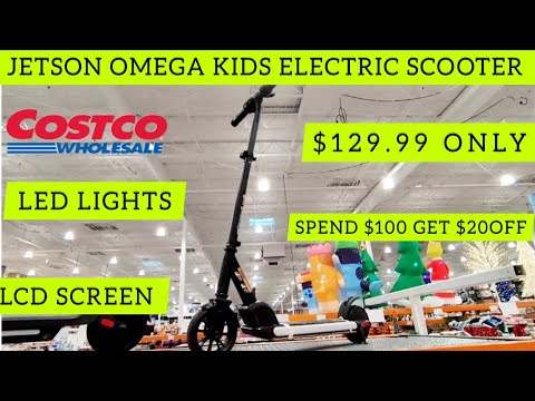 Jetson Omega KIDS Electric Scooter from Costco | Detailed Review | $129.99 Only | LED, LCD,10MPH