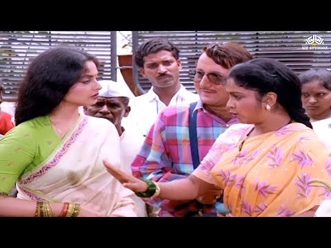 मैडम इसने मेरे पति पे डोरे डाला है | रेखा और जितेंद्र की मूवी | Mera Pati Sirf Mera Hai - Scene 5