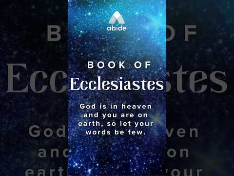 Book of Ecclesiastes - Abide Audio Bible