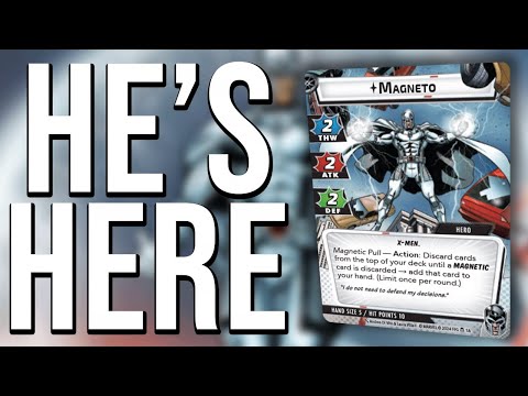 Marvel Champions Magneto Unboxing and First Games!