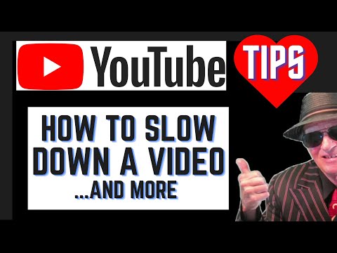 SPECIAL TIPS FOR YOUTUBE VIEWERS: How to slow down a video, and more advice for better learning.