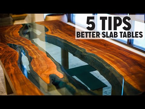 5 Tips For Better Live Edge Tables