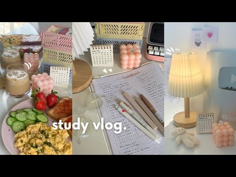 Finals week 🎧6am mornings, silver button, productive days, revising for exams, ft.Skillshare