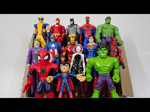 HULK VS SPIDERMAN VS CAPTAIN AMERICA VS IRONMAN VS VENOM SUPERHERO AVENGERS UNBOXING