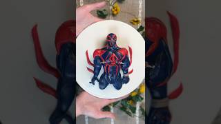 Miguel O’Hara Cake 🕷️ #miguelohara #spiderman #acrossthespiderverse #shorts