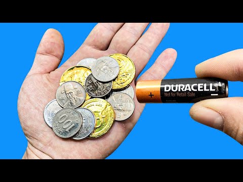 Never Buy New Batteries! Just Use Coins and Your Old Batteries Can Be Reused