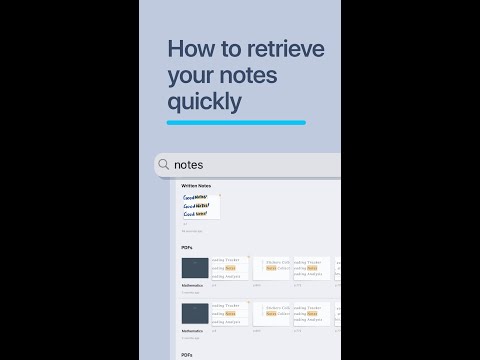 GoodNotes 101 Series: How to retrieve your notes quickly