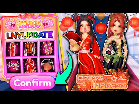 NEW UPDATE OUT! *All CODES* For The LUNAR NEW YEAR UPDATE & New MAP Leak! | ROBLOX Dress to Impress