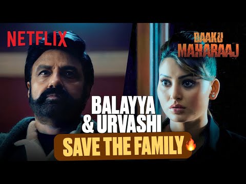 Balayya & Urvashi FIGHT Against DEADLY Assassins! 😳🔥| Daaku Maharaaj | Netflix India