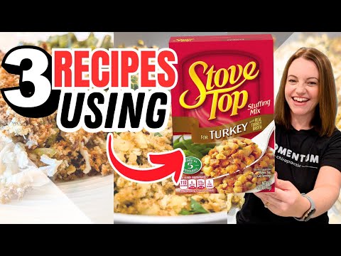 What to make with STUFFING MIX - 3 NEW recipes!