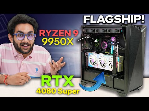 AMD Ryzen 9 9950X + RTX 4080 Super Gaming/Productivity PC Build Ft. MSI MPG X870E CARBON WIFI