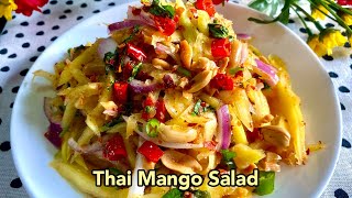 EASY THAI MANGO SALAD | Su's Cookbook