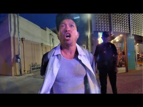 Drunk Guy Goes Ballistic On Police During Arrest