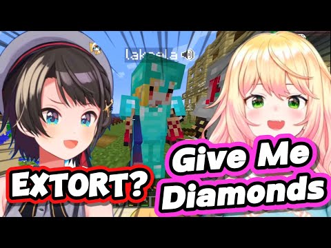 Subaru And Nene Going Around Asking For Diamonds Is Hilarious 【NEGI☆U POV】【Hololive】