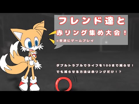 ⁠【Sonic EXE : The Disaster】 @rush-uj2wm 達と赤リング集め大会！➕普通にゲームプレイ（カット多め）