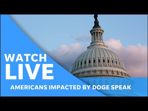 Live Elon Musk, DOGE cuts: Americans, federal workers talk impact at press conference with Democrats