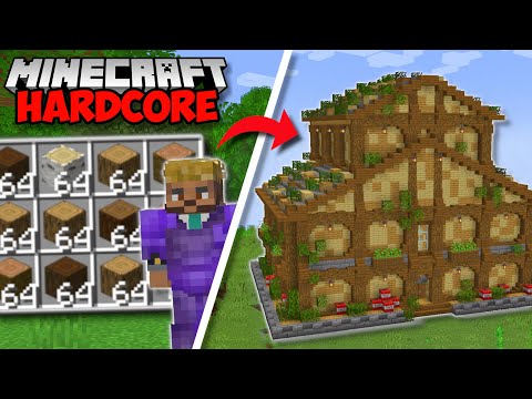 I Built A WOOD FACTORY in Minecraft 1.19 Hardcore (#52)