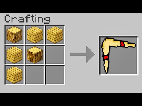 I secretly crafted a BOOMERANG in Minecraft UHC...?