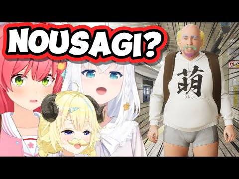 Miko, Fubuki and Watame Found Out The Game Dev Is a Nousagi...【Hololive】