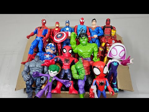 THANOS VS HULK VS CAPTAIN AMERICA VS SPIDERMAN VS IRONMAN VS VENOM SUPERHERO AVENGERS UNBOXING