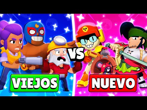 BRAWLERS *ANTIGUOS* VS *BRAWLERS NUEVOS* 😲 ¿QUIÉNES SON MEJORES?