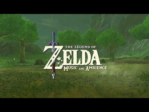 it's raining and rest your mind in zelda ambience relaxing video game music mix rain sound