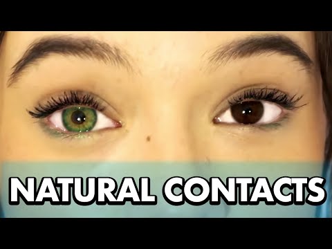 11 Natural Color Contacts Try-On & Review (Dark Brown Eyes) ... Fiona Frills