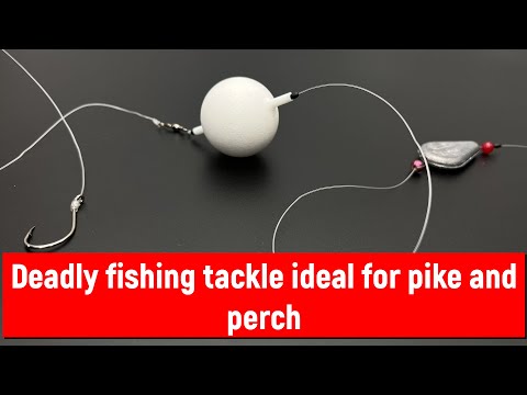 Catchable fishing tackle, ideal for catching pike and perch