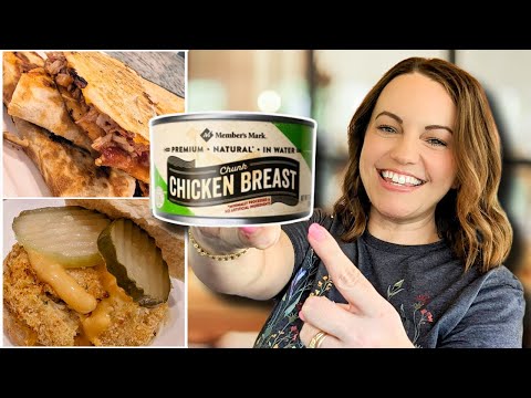 3 CANNED CHICKEN recipes that are quick AND delicious!