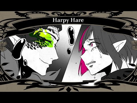 【手描きツイステ】　 Harpy Hare　【紙芝居動画】