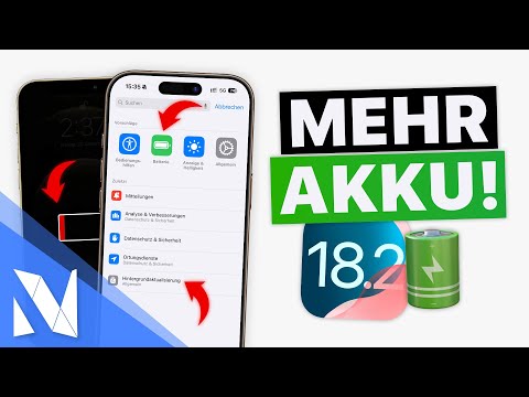 Akkuprobleme mit iOS 18.2 BEHEBEN - 6 einfache Tipps für MEHR Akku! | Nils-Hendrik Welk