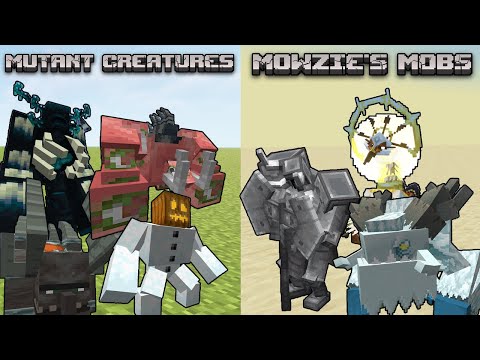 MOWZIE'S MOBS vs MUTANT CREATURES - Minecraft Mob Battle